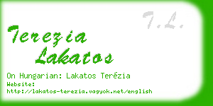 terezia lakatos business card
