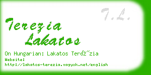terezia lakatos business card